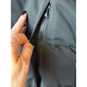 Arctic Expedition Down Puffer Coat Women 5X Black Quilted Faux Fur Parka Winter thumbnail 8