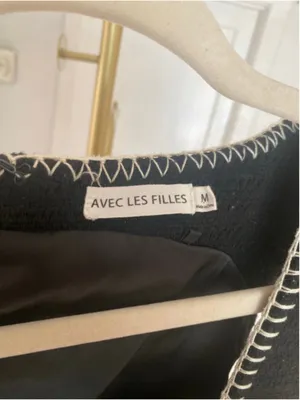 Avec‎ Les Filles Black Cutout Mini Dress Quiet Luxury Scandi Parisian M Event thumbnail 6