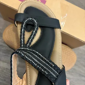 Black Sandals Size‎ 38 (7.5/8) thumbnail 3