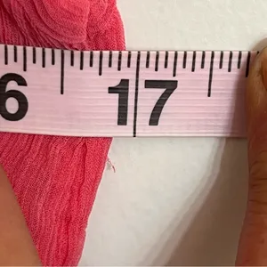 Women’s Sundance Monaco Meetup Sundress Coral Lined Flutter Sleeve‎ Size Small thumbnail 5
