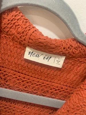 New In Orange Crotchet Romper thumbnail 2
