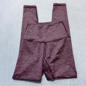 Born Primitive Heather Tights Size S Burgundy Heather Gym Workout Active thumbnail 2