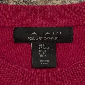 Tahari Sweater Cashmere‎ Preppy Quiet Luxury Old Money Minimalist Capsule Medium thumbnail 4