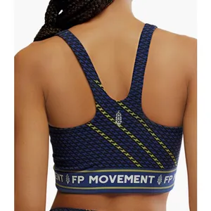 FP Movement Never Better Sports Bra Small Navy Blue Racerback Activewear NO PADS thumbnail 2