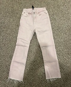 ZARA Pink  Jeans thumbnail 1