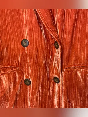 Free‎ People Daria Crinkle Velvet Blazer Size M thumbnail 9