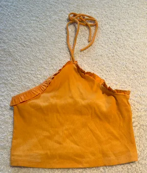ZARA Cropped Halter Knit Top thumbnail 4