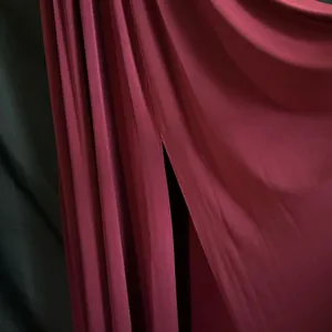 R&M Richards Burgundy Sequin & Beaded Full Length Evening Prom Gown SZ 6 thumbnail 4