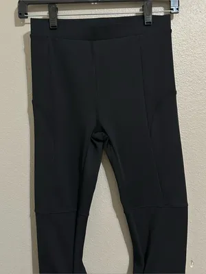 ALO Yoga Black Ribbed High Waist Goddess Athletic Leggings Women’s Size Small thumbnail 4