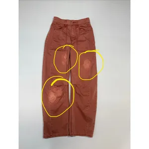 Veronica Beard Sloan High Rise Barrel LegPants Washed red oak size 24 thumbnail 5