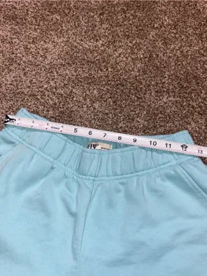 Liv Outdoor Light Blue Fleece Lounge Shorts Medium thumbnail 7