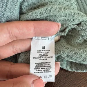 Aeropostale Women's Sage Green Crew Neck Sweater thumbnail 5