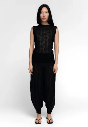 Find me now FLORA TOP IN BLACK thumbnail 4