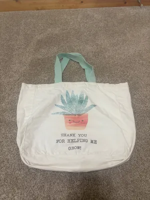 Urban Outfitters Plant Canvas Tote Bag thumbnail 3