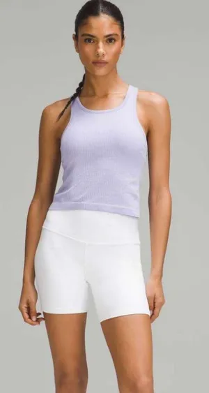 Lululemon Lilac Smoke Ribbed Ebb To Street Tank thumbnail 1