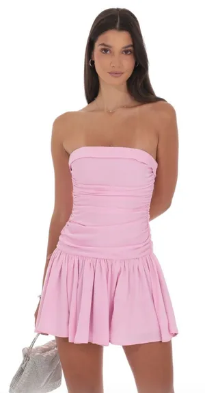 Lucy in the Sky Mini Dress Pink thumbnail 1