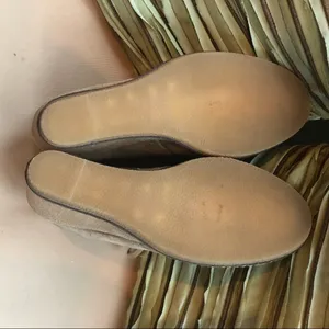 J. Crew Suede Lace Up Wedge Boots size 6 Tan‎ thumbnail 9
