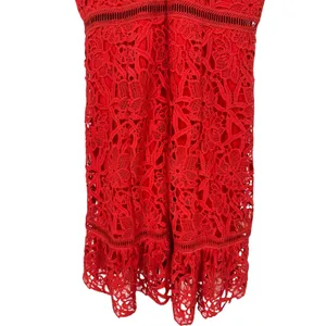 NWT ASTR the Label Lattice Inset Sleeveless Lace Fit & Flare Mini Dress Sz Small thumbnail 10