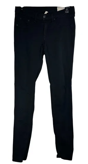 Rag & Bone JEAN Legging Black Plush Skinny Jeans‎ W1503O163 Size 27 thumbnail 1