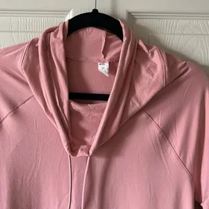 Marika Sport Women’s Pink Cowl Neck Pullover Yoga Long‎ Sleeve Top Size Large NWT thumbnail 5