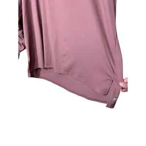 Fabletics Mauve‎ Pink Cinched Arm Long Sleeve Top Size 2X thumbnail 4