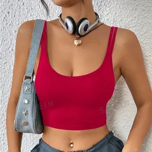 Red Cropped Tank Size M thumbnail 6