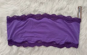 Skims Fits Everybody Lace Bandeau Ultra Violet Multi Size 2X thumbnail 1