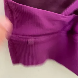 LULULEMON- Energy Longline Bra Ribbed Luxtreme Purple Size 6 thumbnail 4