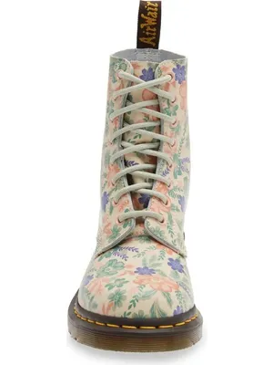 Dr. Martens 1460 Pascal Boots Cloud Cream Multi Floral Womens US 6 NIB thumbnail 4