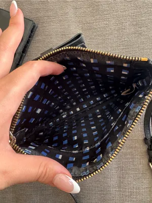 kate spade Black Leather Bow Crossbody with Matching Wallet thumbnail 7