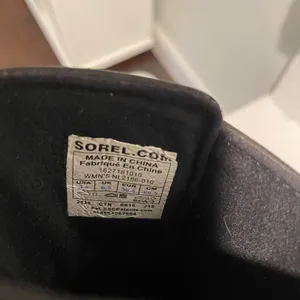 Sorel Slimpack Riding‎ Gloss Boots Women 8.5 Black Leather Waterproof NL2156-010 thumbnail 9