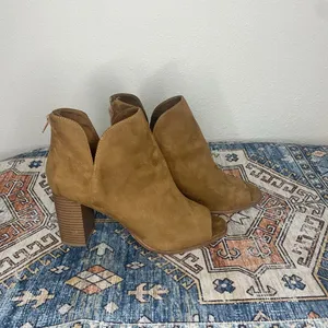 Zigi Girl Fall Brown Open Peep Toe Heel Boots Women’s Size 11M thumbnail 2