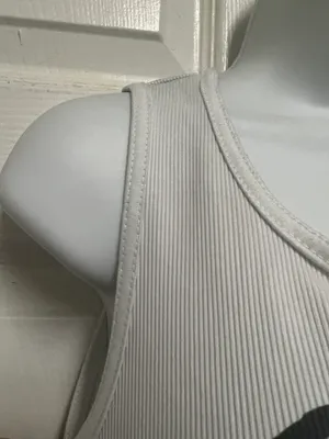 UNBRANDED White Sleeveless Emoji Tank Top thumbnail 5