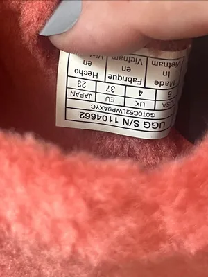 UGG Fuzz Yeah Coral/Orange Buckle Slippers thumbnail 4