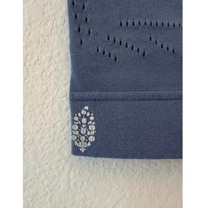 FREE PEOPLE MOVEMENT Blue Capri Crop Athletic Workout Yoga Bra Top Size XS thumbnail 4