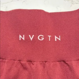 NVGTN Red Bike Shorts High-Waisted Performance size XS thumbnail 3