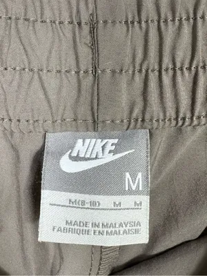 Nike Track Pants Women Medium Gray White Side Stripe Drawstring Athletic‎ thumbnail 8