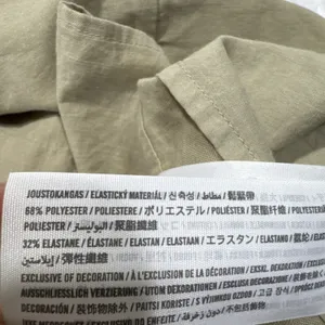 Abercrombie & Fitch Wrap Mini Dress Greenish Tan Womens XL Tall Summer Beach thumbnail 7