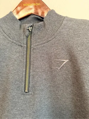 Gymshark REST DAY sweats 1/2 zip pullover sweatshirt size S, NWOT thumbnail 2