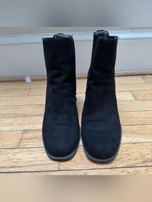 Dr Scholls Ride Away Black Ankle Boots, size 8 thumbnail 2