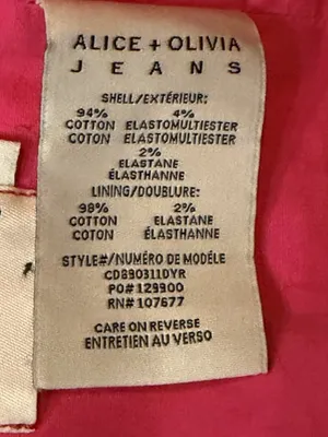 Alice + Olivia Carli V-Neck Denim Crop Top Pink Candy Size 8 Boho Festival Party thumbnail 6
