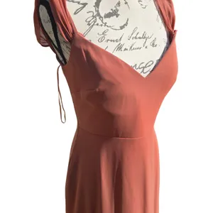 Birdy Grey Devin‎ Maxi Dress Convertible Chiffon Terracotta Small thumbnail 3