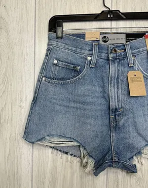 NWT Levi’s SilverTab Distressed High Rise Mom Shorts size 27 NEW thumbnail 4