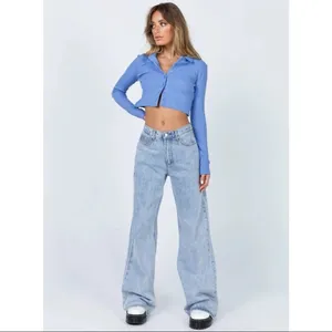 Princess Polly Blue Downtown Top thumbnail 6