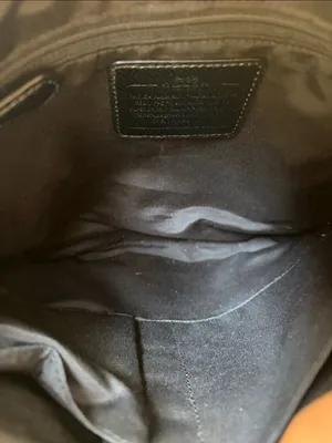 Coach Signature File Crossbody Bag Brown big C logo thumbnail 10