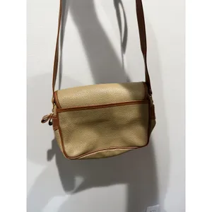 Dooney & Bourke Vintage Brown Shoulder Bag Gold Hardware Buckle Women 9.5x6.5" L thumbnail 3