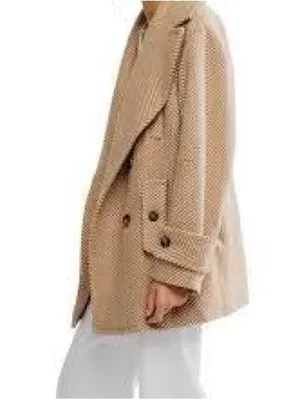 Free people Ari Wool Blend Peacoat in size Large. NWT thumbnail 5