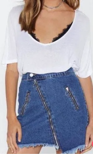 Momokrom Jean Skirt thumbnail 1