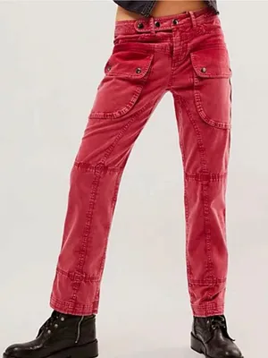 We The Free Hot In It Moto Pants by Free People thumbnail 1