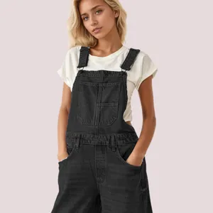 NWT‎ Ladyful Black Denim Overalls – XL thumbnail 4